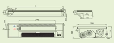 Ventiloconvector de pardoseala ingropat ISAN ACTIV FLT21-12 3200